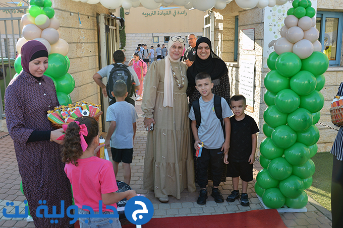 افتتاح العام الدراسي في جلجولية 